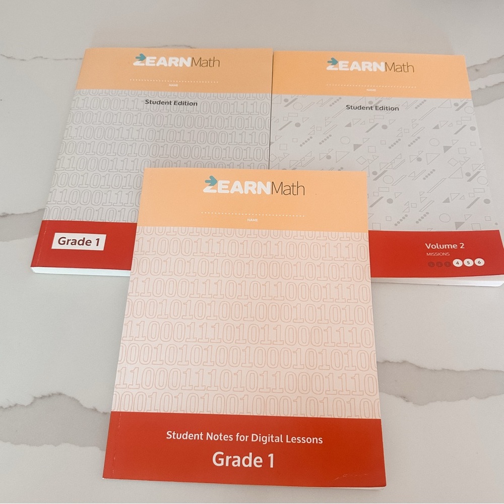 Learn Math Student Edition Set 1st Grade
